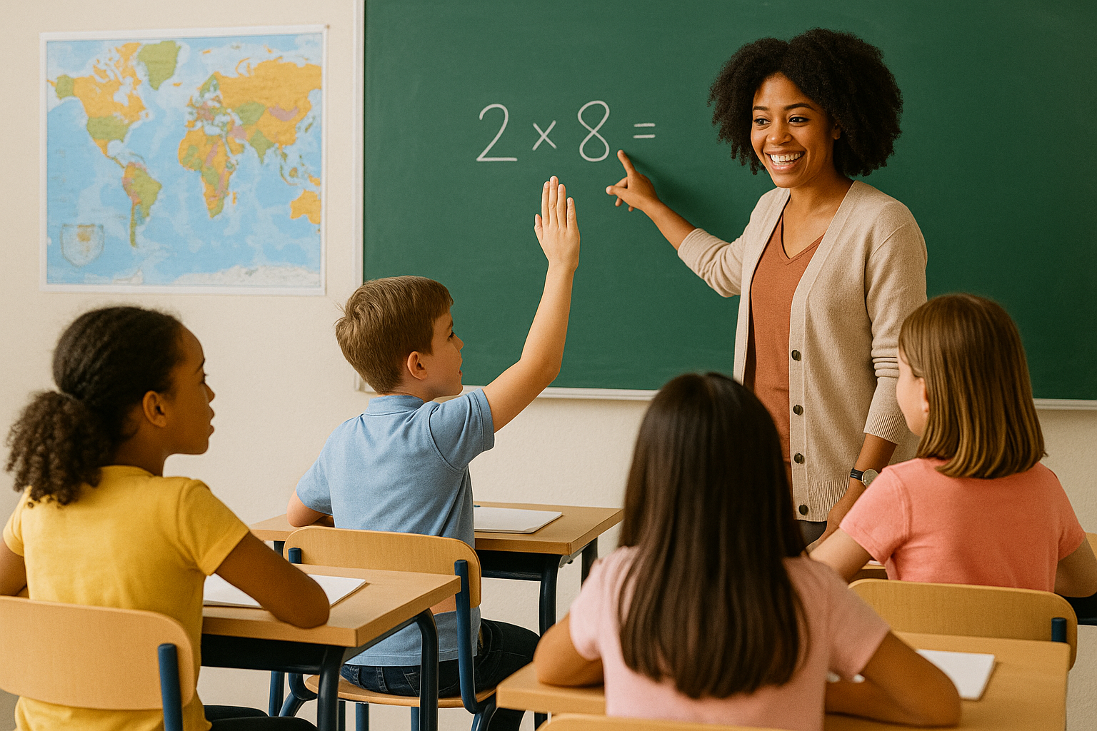 Interactive classroom learning with diverse students