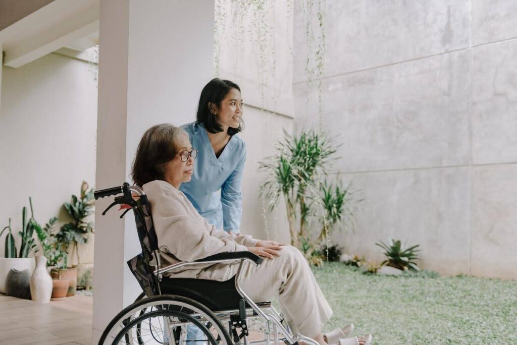Adult day center team reviewing higher care needs and marketing considerations, highlighting how CTK Advisors helps healthcare providers plan appropriate services and support.