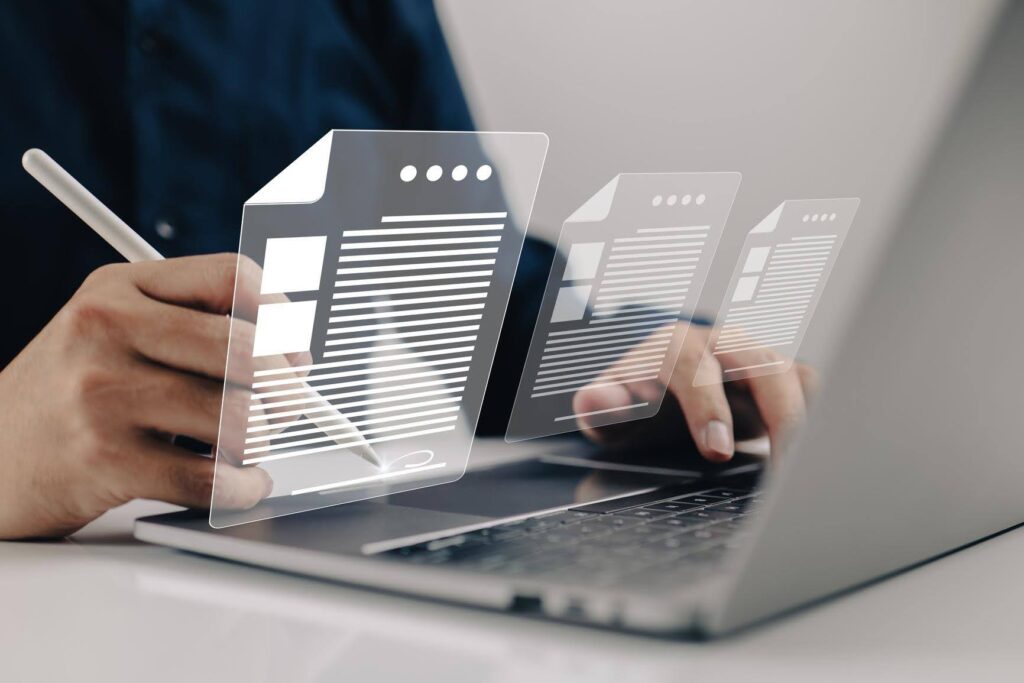 Healthcare documentation being reviewed for errors that could lead to larger compliance findings, highlighting regulatory guidance from CTK Advisors.